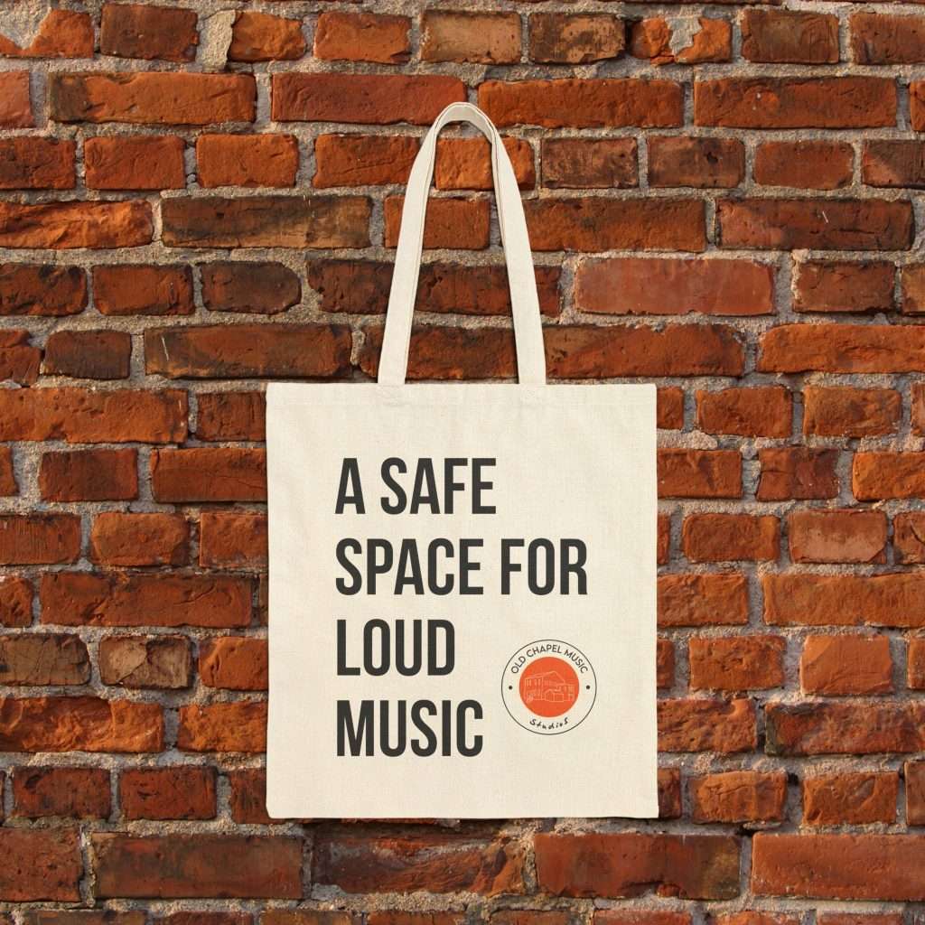 A Safe Space for Loud Music - Cotton Canvas Tote Bag