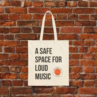 A Safe Space for Loud Music - Cotton Canvas Tote Bag